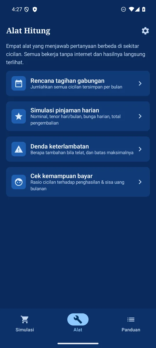Empat alat hitung tambahan